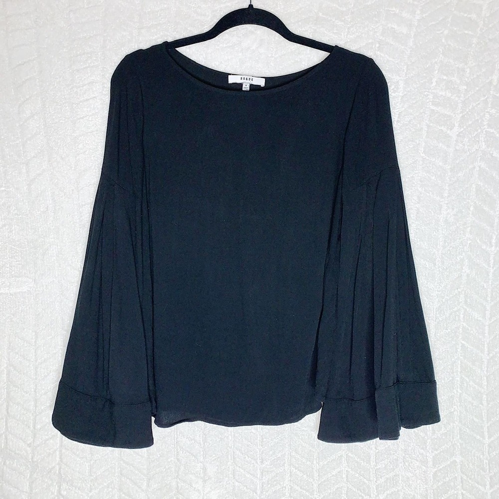 Anthropologie Ro & De Blouse Long Bell Sleeve  - M